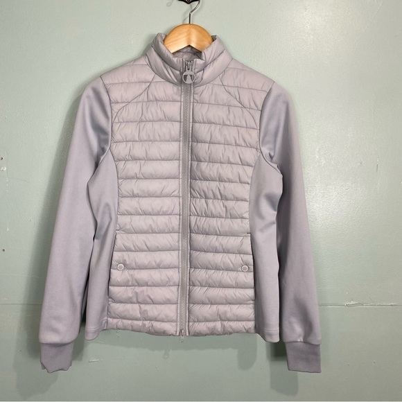 Barbour Humber‎ Sweat Fibre Down Jacket Sz 6 Quilted Zip Up - Picture 1 of 7